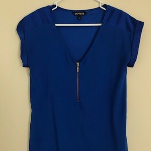 Express Royal Blue Dress Shirt